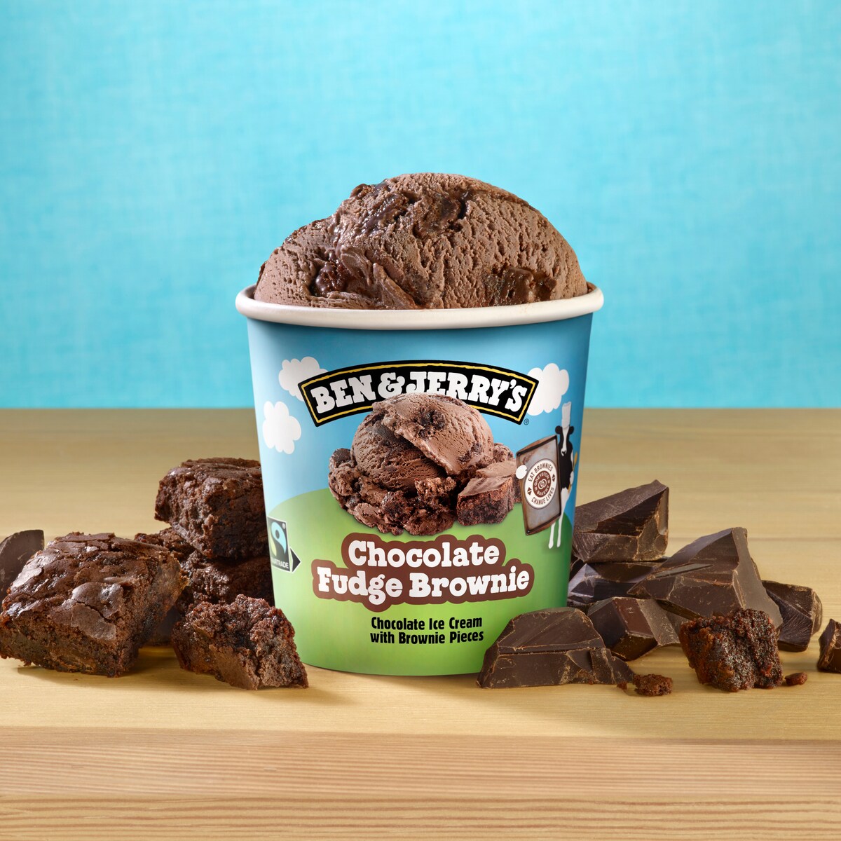 Chocolate Fudge Brownie Eiscreme Pint 4 / 5
