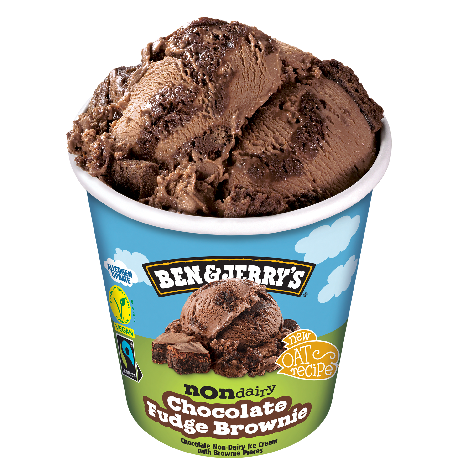 Chocolate Fudge Brownie Non-Dairy Non-Dairy Oat Pints