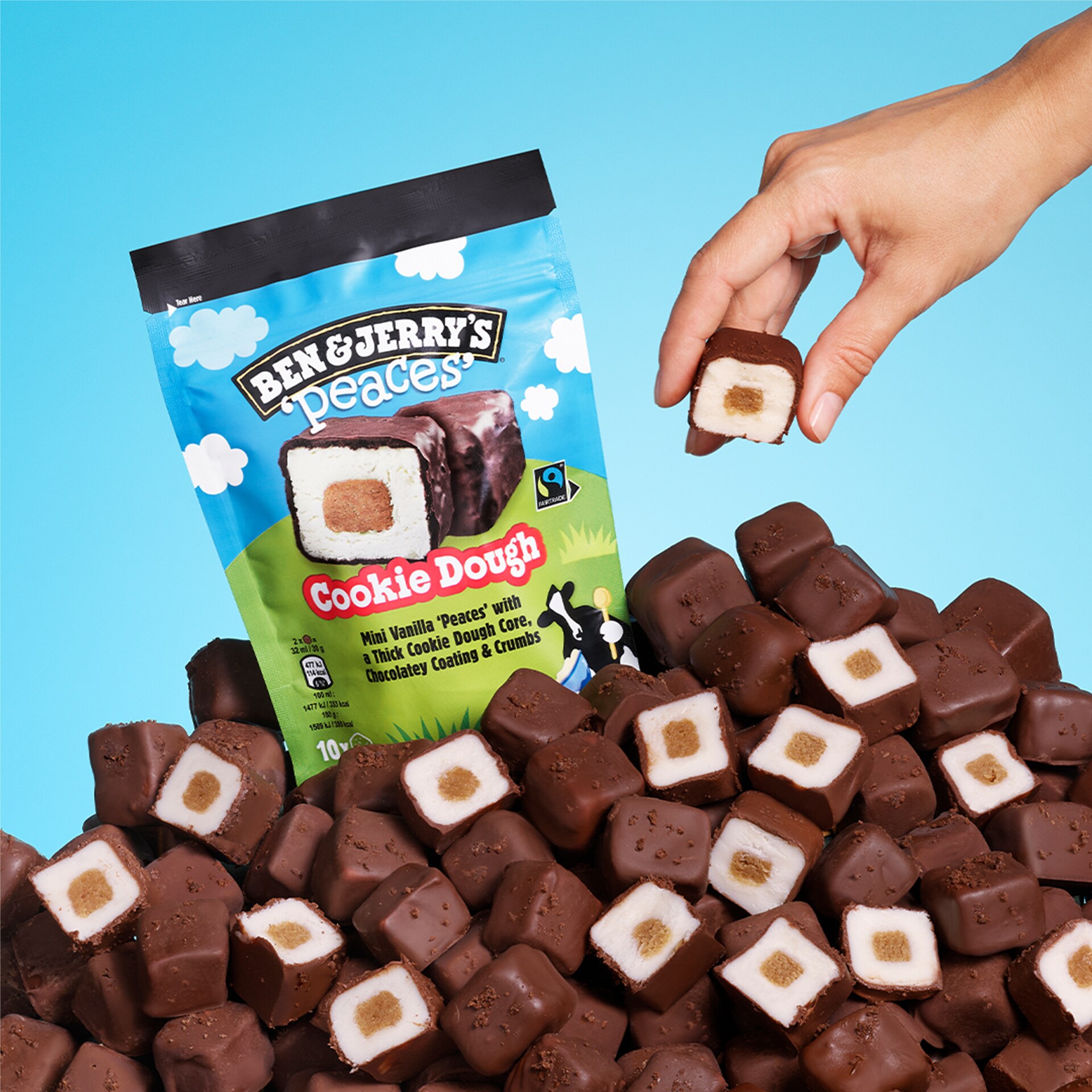 Cookie Dough Peaces Peaces bag