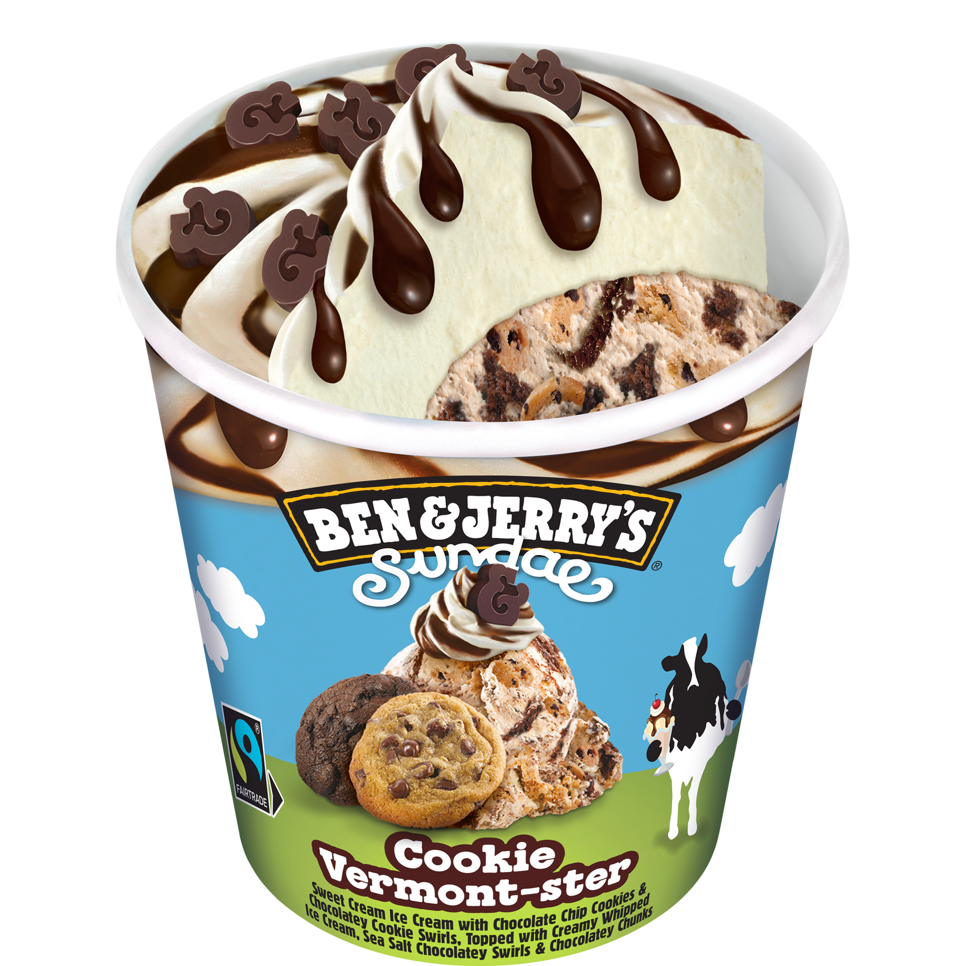 Cookie Vermont-ster Sundaes Pints