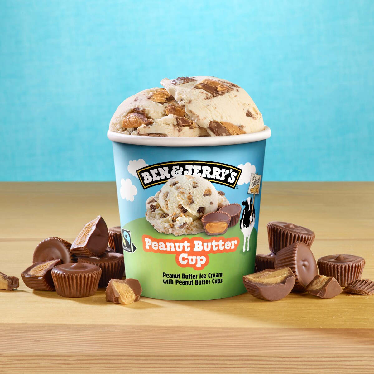 Peanut Butter Cup Eiscreme Pint 3 / 4