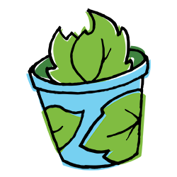 Plant Based Tub & Lid icon